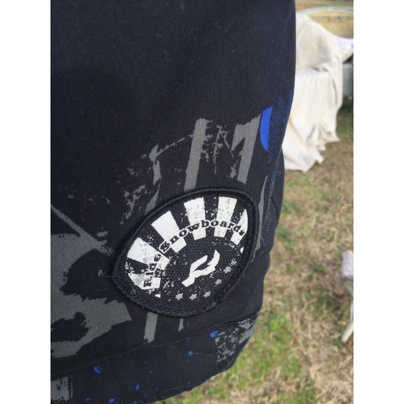 Ride snowboards kids snowboarding pants XL 14 16 snow board skiing black blue - Picture 5 of 12